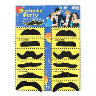 万圣节整蛊搞怪小胡子搞笑假胡须男八字胡化装舞会装扮表演出道具