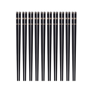 高端合金筷子新款圆头防滑高颜值家用高档抗菌防霉轻奢华快子套装