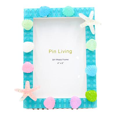 拼忆海洋系列DIY积木相框摆台