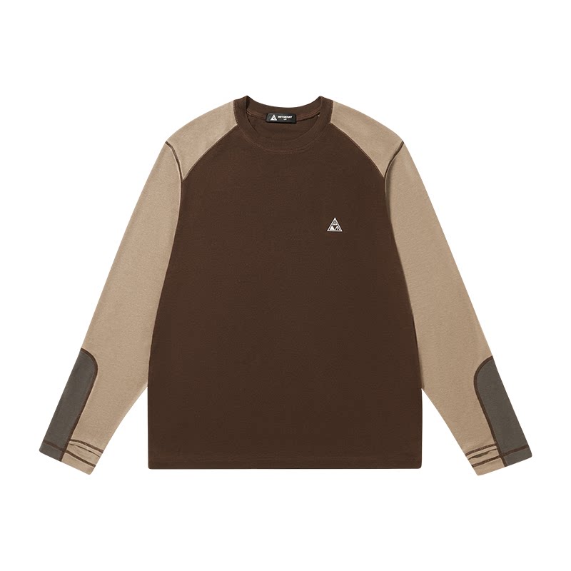 又见高山MetaMount CITY 绵柔舒适抗静电撞色长袖T恤户外