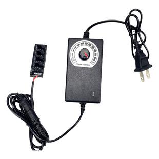 电脑CPU风扇调速控制器小4p220v转DC3V-12V外接电源台式5VARGB
