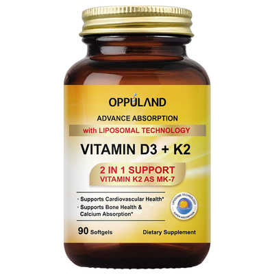 欧普兰钙宝维生素D3K2中老年补钙