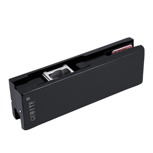 固比特无框玻璃门夹地弹簧门配件黑色上夹下夹七字夹曲夹一字夹