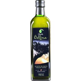 蓓琳娜欧洲原装进口100%特级初榨橄榄油750ml轻食健康炒菜食用油