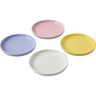 hocc陶瓷碗猫咪罐头盘吃饭幼猫食盆零食餐盘矮脚猫碟盘子宠物猫碗