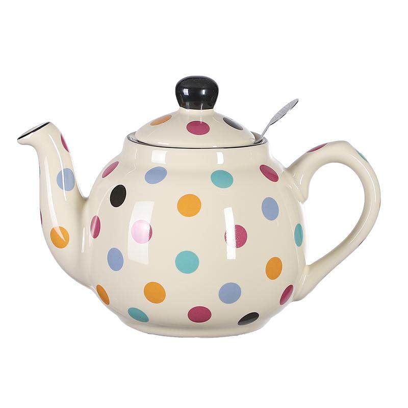 LondonPottery田园系列英式茶壶下午茶泡茶壶带滤网多种颜色可选