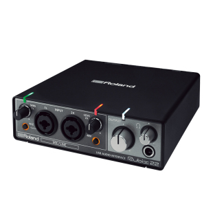 Roland罗兰声卡rubix22 24 44专业录音配音编曲混音USB音频接口