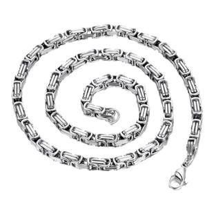 项链男士轻奢高级设计感小众锁骨链霸气冷淡风嘻哈重金属钛钢颈链