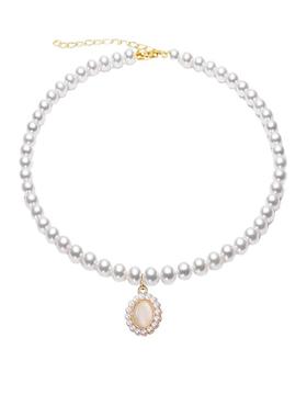 法式优雅高级长款珍珠项链