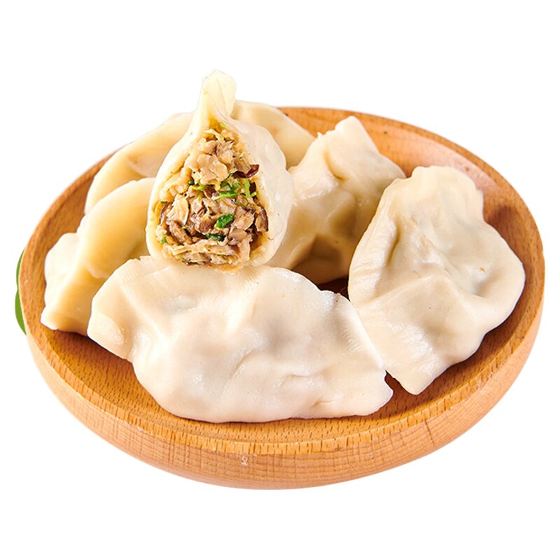 一穗堂纯素早餐荠菜酸菜香椿水饺无蛋奶五辛半成品素时蔬饺子速食