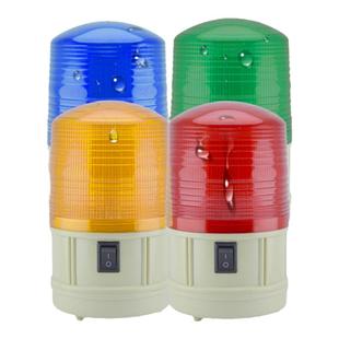 干电池LTD-5088J警报灯频闪灯 有声吸盘信号灯磁铁警示爆闪路障灯