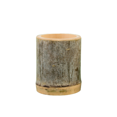 绿色系竹筒杯青色古风甜品台装饰