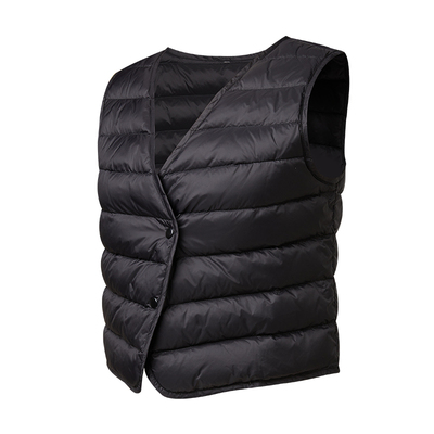 训练保暖防静电轻薄羽绒服背心