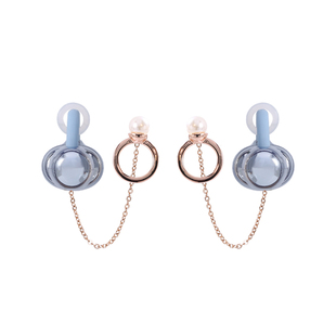 无线耳夹式耳机防丢链适用华为freeclip2防掉耳饰珍珠圆环耳钉女