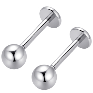 F136医用钛合金耳钉女养耳洞耳环耳骨钉耳蜗钉防致敏唇钉钛钢耳饰