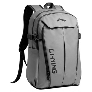 李宁双肩包男2026新款高中生书包女户外大学生运动登山大容量背包