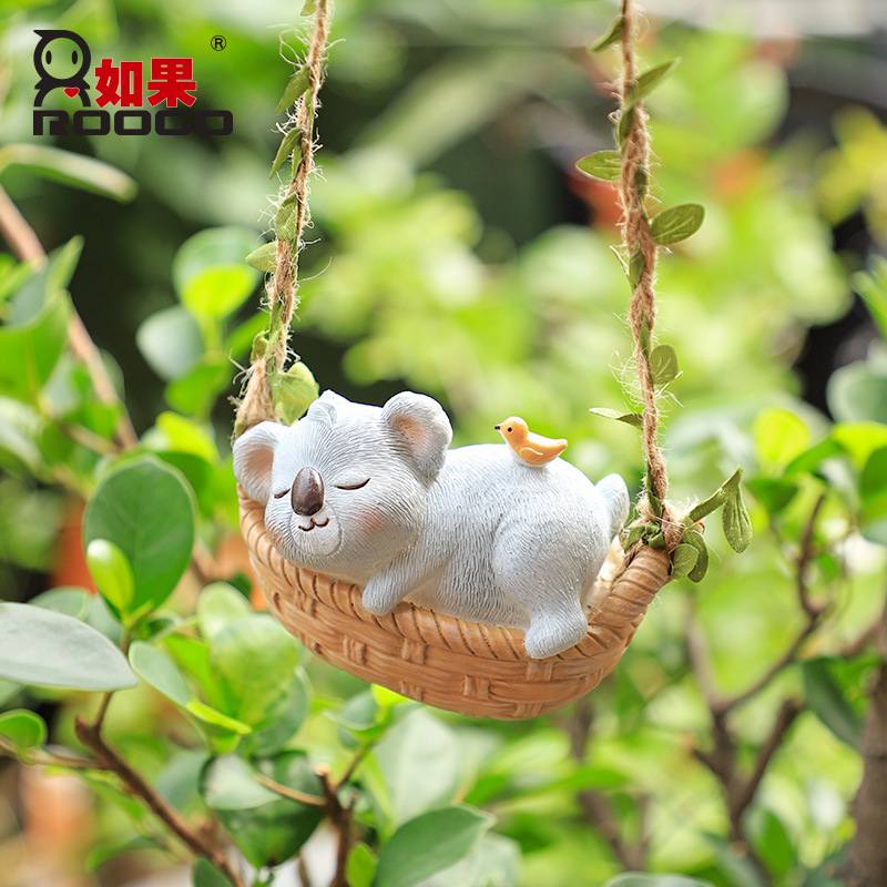 户外攀登爬树动物露台花园挂件布置阳台摆件装饰造景庭院幼儿园