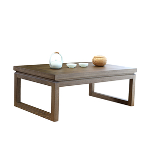 麦舍飘窗小桌子榻榻米茶桌实木炕桌日式小矮桌子坐地家用阳台茶几