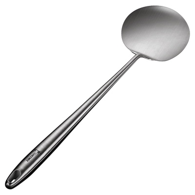 蘑菇铲加长316不锈钢圆形炒勺