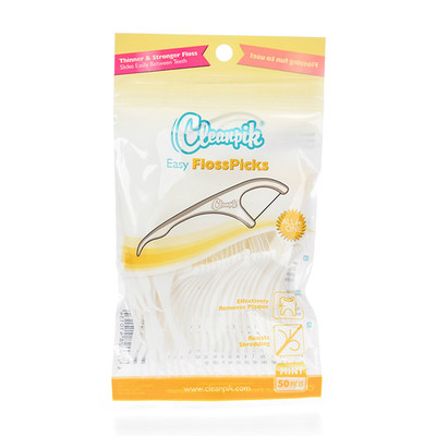 欧洲cleanpik超细牙线棒 牙线签 不易断高拉力50只 10袋包邮啦