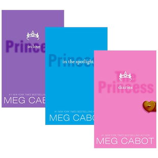 华研原版 公主日记 英文原版 The Princess Diaries 1-3册套装 电影原著小说 安妮海瑟薇主演 全英文版进口英语书籍