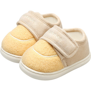 牧童儿童棉拖鞋宝宝室内拖鞋冬季新款男童加绒小孩可爱居家鞋女童