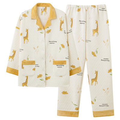 都市丽人月子服2025秋季棉夹层