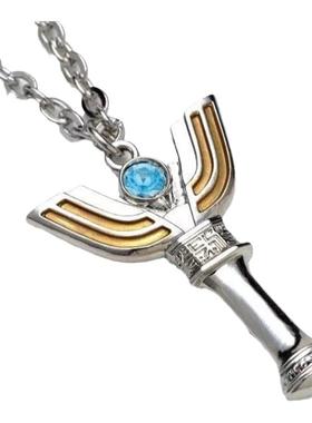 奥特曼项链纯银迪迦神光棒变身器吊坠男女挂件儿童小众INS潮