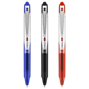 日本pilot百乐笔按动威宝熊猫笔中性笔BLRT-VB5刷题笔速干顺滑0.5黑笔签字笔学生用专考试水笔