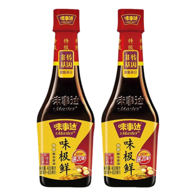 味事达味极鲜400ml两塑料瓶实惠