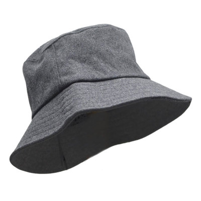 羊毛呢渔夫帽小头围ins韩版