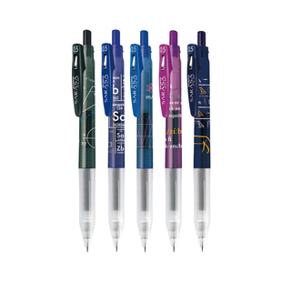 【单支JJ15限定合集】日本zebra斑马牌官方旗舰店JJ15限定款黑色中性笔SARASA按动圆珠笔顺滑刷题笔芯学生笔