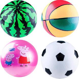 儿童足球篮球婴幼儿弹力宝宝拍拍球玩具运动亲子互动男女新年礼物