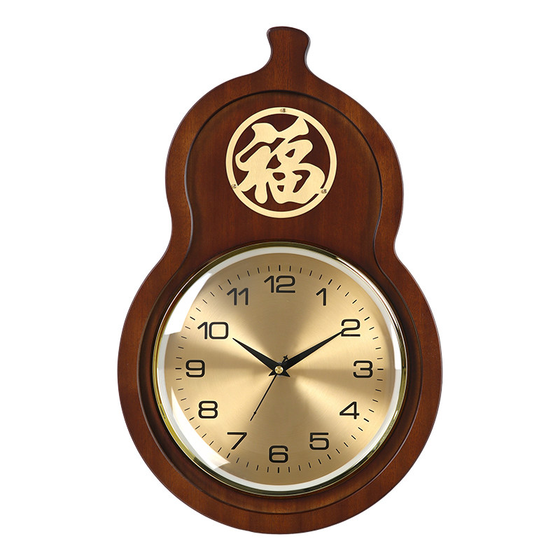 汉时新中式复古葫芦装饰挂钟