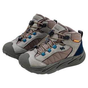 英氏童鞋休闲棉鞋男童高帮2025冬季款大童鞋子加绒保暖户外运动鞋