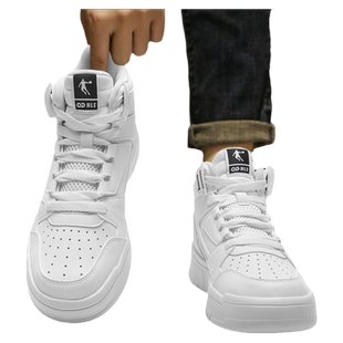 乔丹板鞋男鞋官网旗舰2026春季高帮休闲鞋子厚底小白鞋运动鞋