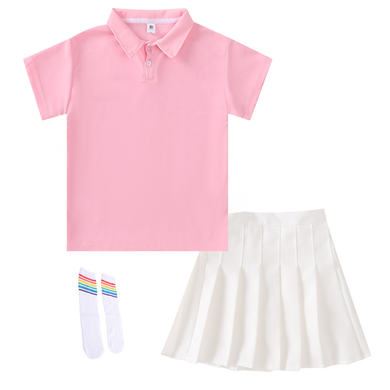 六一儿童糖果色POLO衫演出服