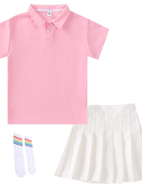 六一儿童糖果色POLO衫演出服