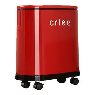 垃圾桶家用客厅纸篓卫生间夹缝收纳筒带轮可移动按压式厕所专用桶