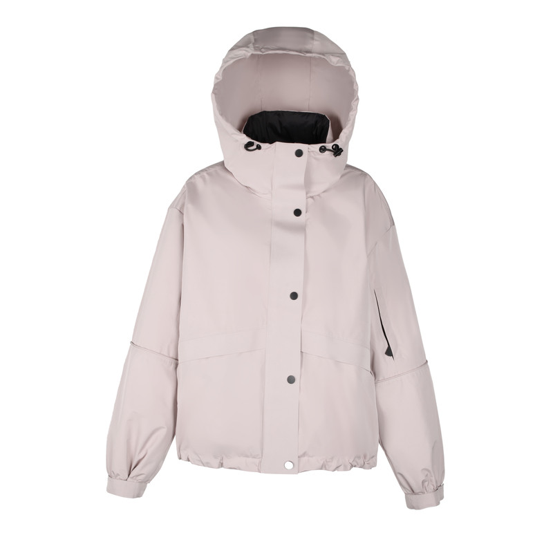 SIYU斯羽90白鹅绒连帽简约羽绒服