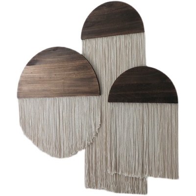 手工流苏客厅民宿壁挂装饰