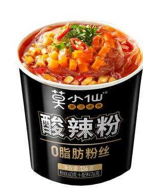 莫小仙酸辣粉136g*6桶装