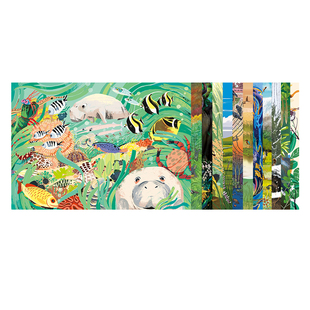 中国国家地理博物文创生态艺术1000块高难度益智成人减压创意拼图