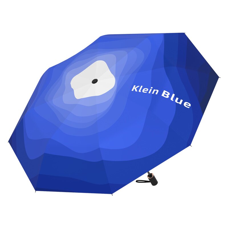 克莱因蓝防晒黑胶晴雨伞