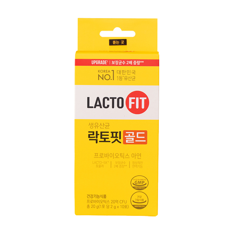 【自营】LACTOFIT钟根堂乐多飞益生菌粉调理肠胃健康活性菌10条装