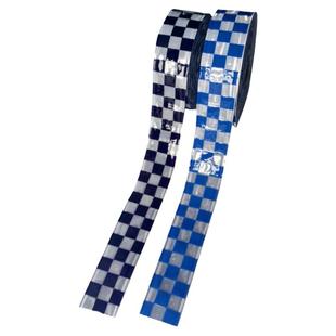 深蓝格子晶格带PVC夜光马甲安全工作服银白色高亮宝蓝车缝反光条