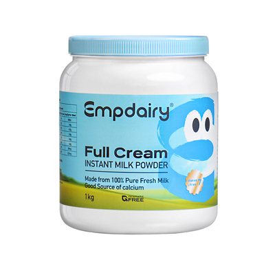 Empdairy艾优睿蓝儿童学生胖成人子中老年全脂高钙进口奶粉正品