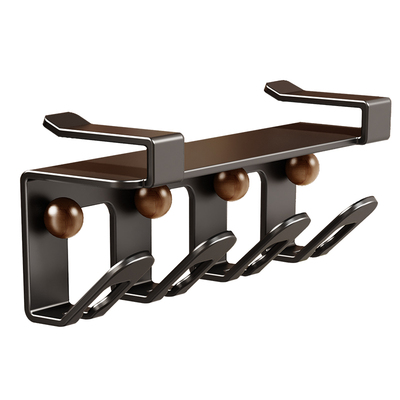 胡桃木电动牙刷架壁挂收纳