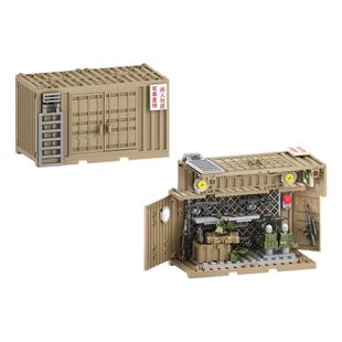 适用于乐高军事积木猛士装甲车悍马车人仔特种兵基地装备拼装玩具