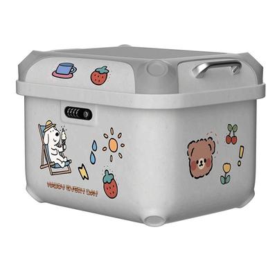 电动车后备箱大容量摩托车尾箱密码锁加厚防水储物箱通用雅迪爱玛